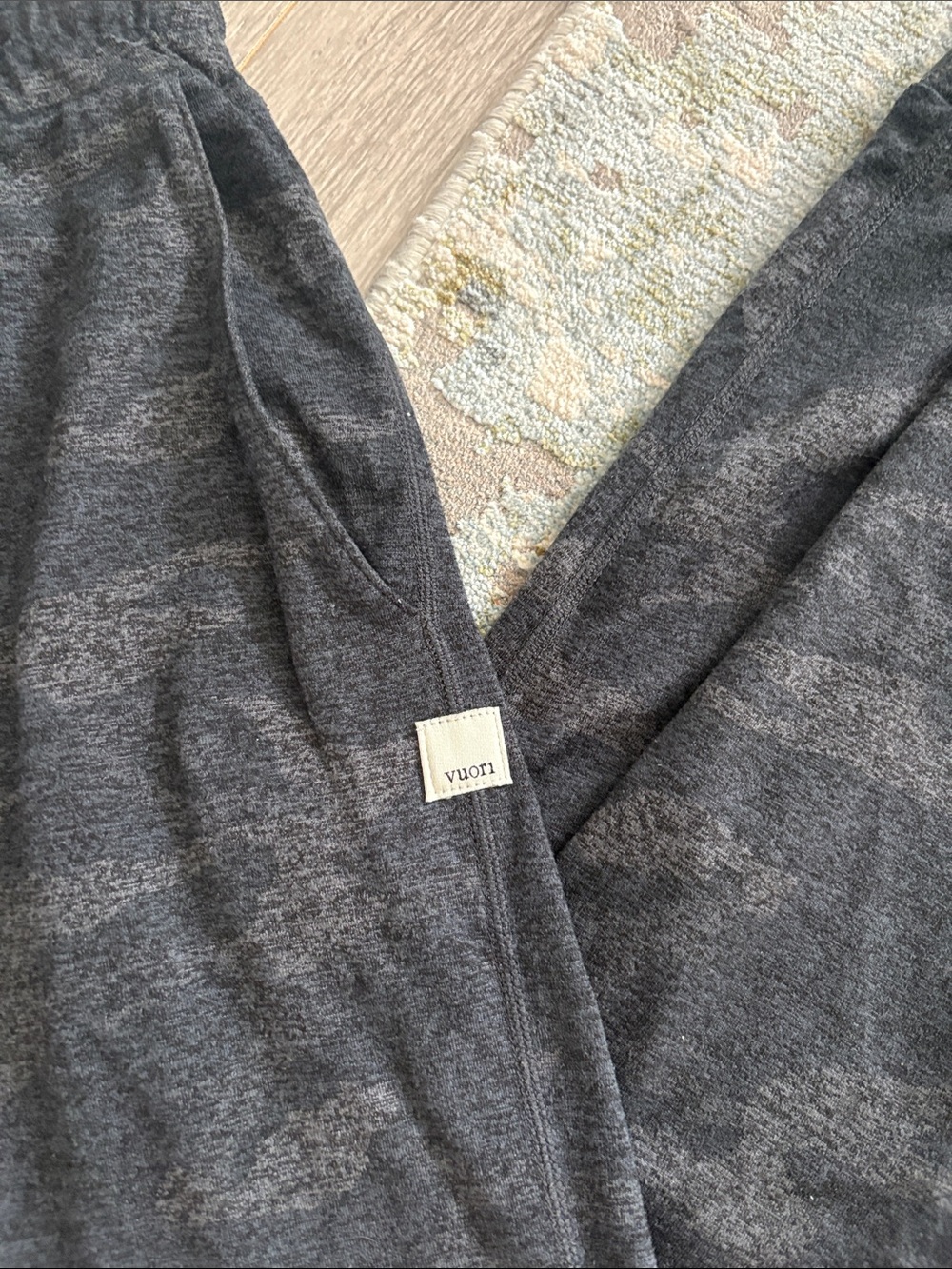 Vuori Black Charcoal Camo Jogger Pants - Picture 2 of 3